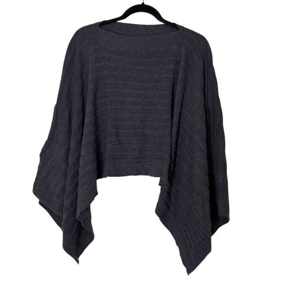 Lululemon Forward Flow Poncho- Heathered Black- One Size - Picture 3 of 12